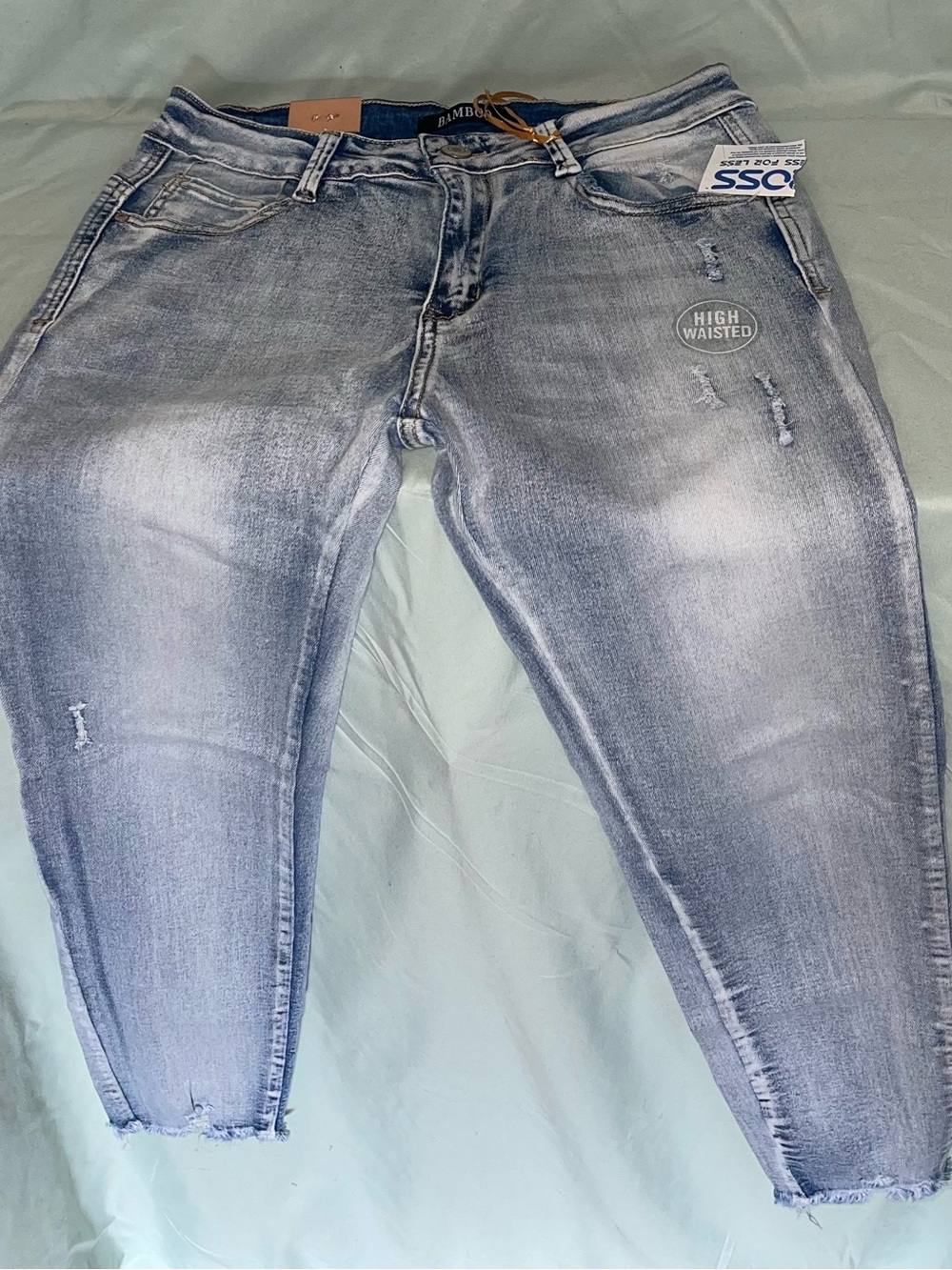 BAMBOO Women's Skinny High-Rise Jeans